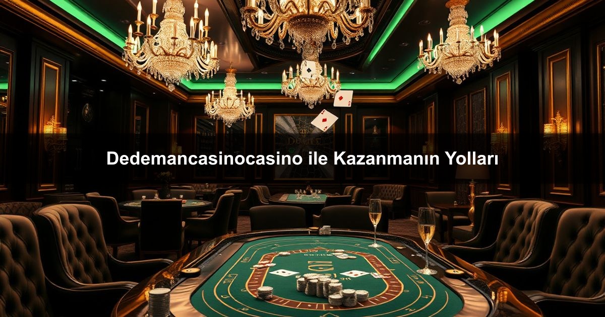 Dedemancasinocasino ile